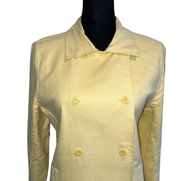 EILEEN FISHER Jacket Double Breasted Pea Coat M - Picture 2 of 8